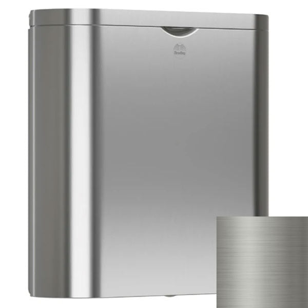 Bradley Elvari Series Napkin Disposal - Stainless, Surface Mounted - 4B2-110000-BS, Brushed Stainless