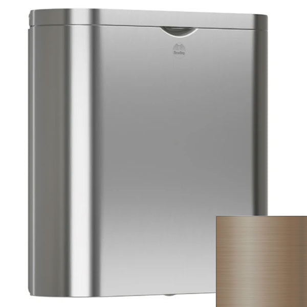 Bradley Elvari Series Napkin Disposal - Stainless, Surface Mounted - 4B2-110000-BZ, Brushed Bronze