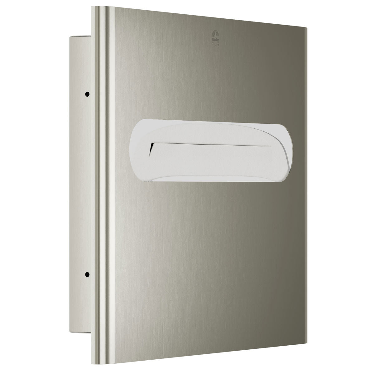 Bradley Elvari Series Seat Cover Dispenser - Recessed Mounted, Large Capacity - 5B1-003600-BN, Brushed Nickel
