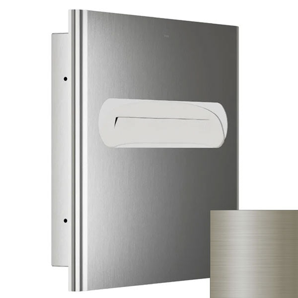 Bradley Elvari Series Seat Cover Dispenser - Recessed Mounted, Large Capacity - 5B1-003600-BN, Brushed Nickel
