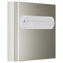 Bradley Elvari Series Seat Cover Dispenser - Surface Mounted, Large Capacity - 5B1-113600-BN, Brushed Nickel
