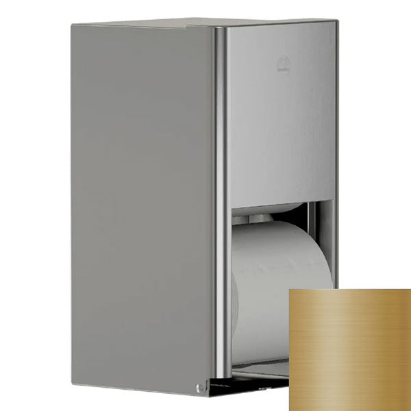Bradley Elvari Series Toilet Tissue Dispenser - Surface Mounted, Medium Capacity - 5B2-110000-BR, Brushed Brass