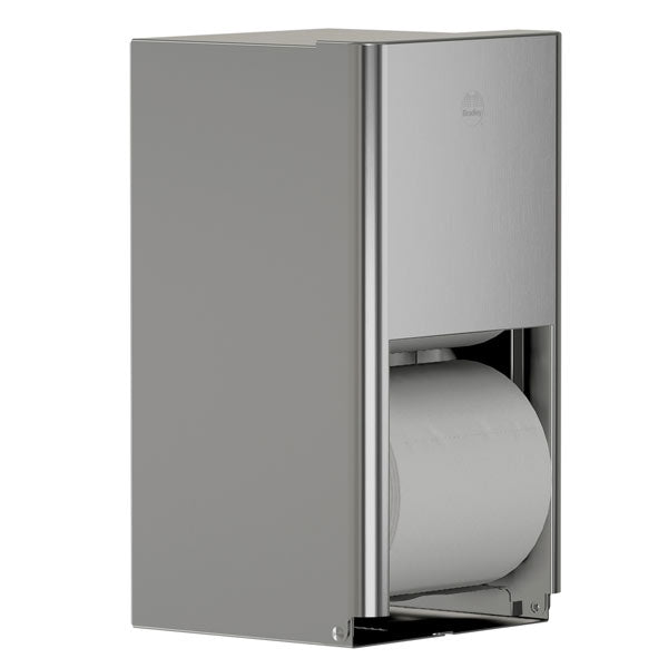 Bradley Elvari Series Toilet Tissue Dispenser - Surface Mounted, Medium Capacity - 5B2-110000-BS, Brushed Stainless