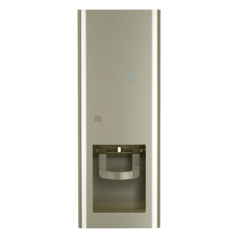 Bradley Elvari Series Liquid Soap/Gel Sanitizer Dispenser - 40oz, Recessed - 6B1-000000-BN, Brushed Nickel
