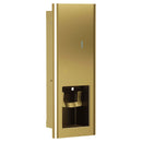 Bradley Elvari Series Foam Soap Dispenser - 40oz, Recessed - 6B1-000073-BR, Brushed Brass