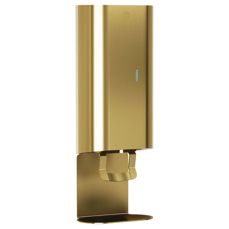 Bradley Elvari Series Foam Soap Dispenser - 40oz, Surface Mounted, Drip Tray - 6B1-110073T-BR, Brushed Brass