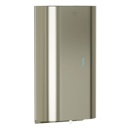 Bradley Elvari Series Automatic Liquid/Gel Sanitizer Sensor Dispenser - 40oz, Surface Mounted, Tray - 6B1-119300T-BN, Brushed Nickel