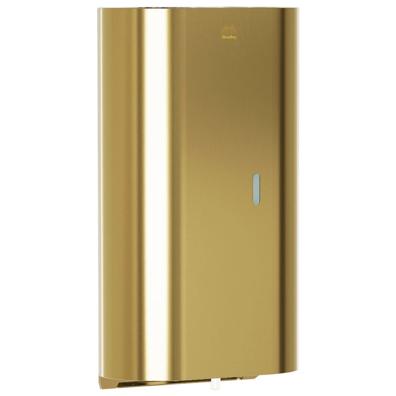Bradley Elvari Series Automatic Foam Soap Sensor Dispenser - 40oz, Surface Mounted - 6B1-119373-BR, Brushed Brass