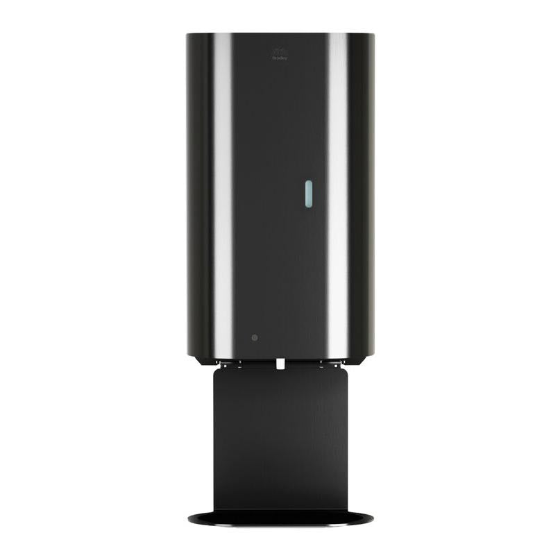 Bradley Elvari Series Automatic Foam Soap Sensor Dispenser - 40oz, Surface Mounted, Tray - 6B1-119373T-BB, Brushed Black