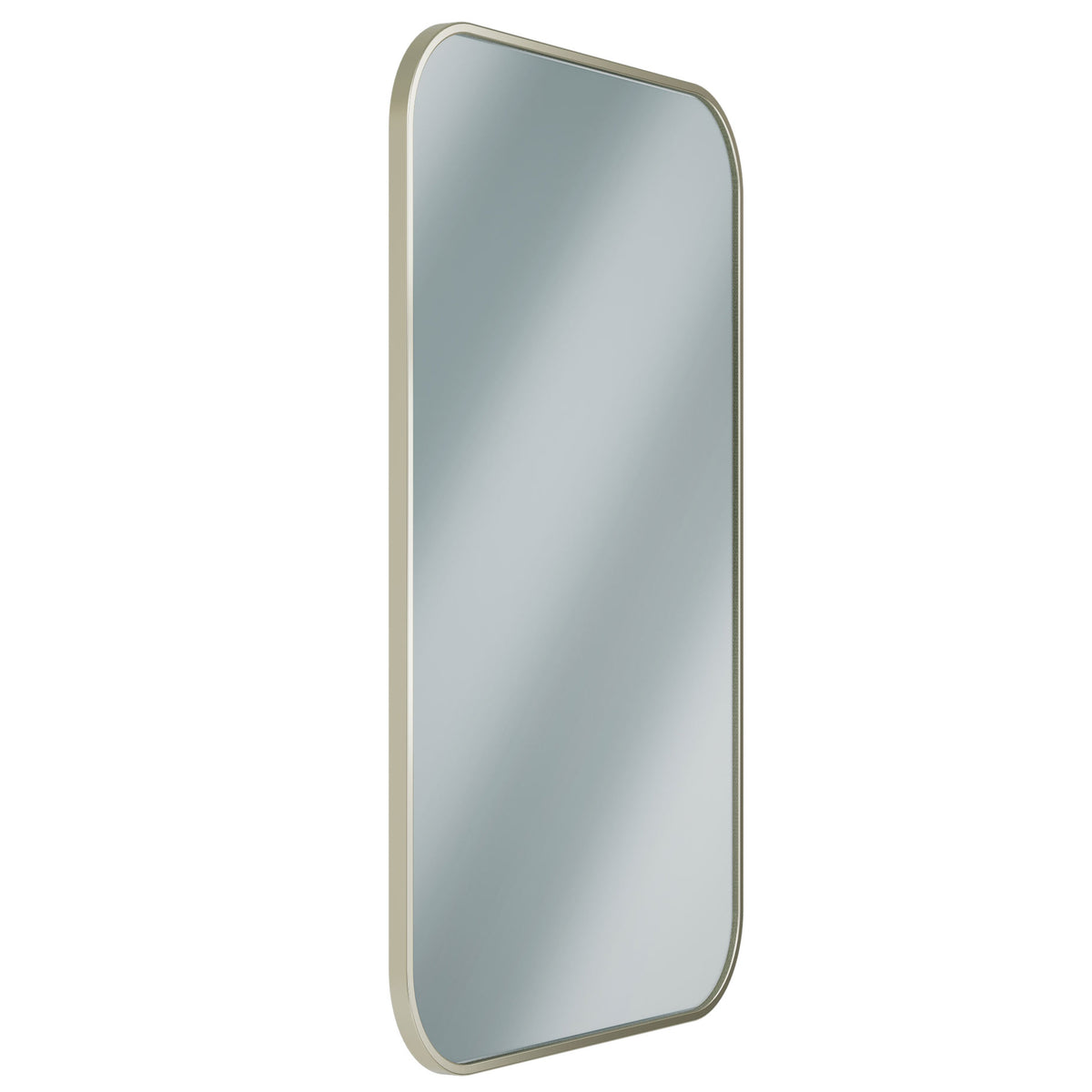 Bradley Elvari (24 x 36) Frame Mirror-Stainless, 7B1-0024360-BN, Brushed Nickel, 24"W x 36"H