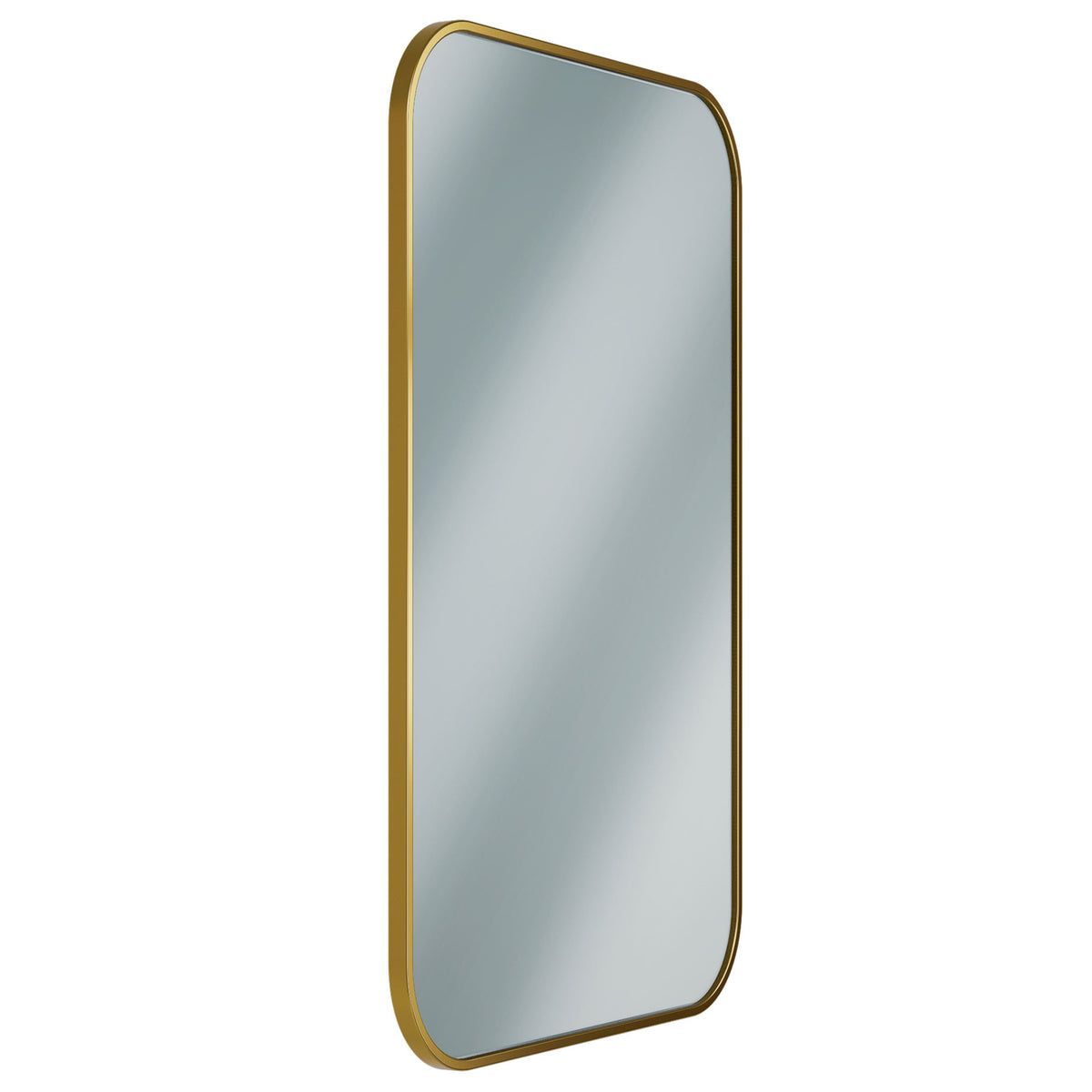 Bradley Elvari (18 x 30) Frame Mirror-Stainless - 7B1-0018300-BR, Brushed Brass, 18" W x 30" H