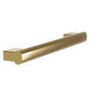Bradley 8B1-2014200-BR Grab Bar Oval Peened Grip 42". Brushed Brass Electrocoat