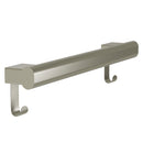 Bradley 8B1-2014896-BN Grab Bar Oval Peened Grip-With Hook 48". Brushed Nickel Electrocoat