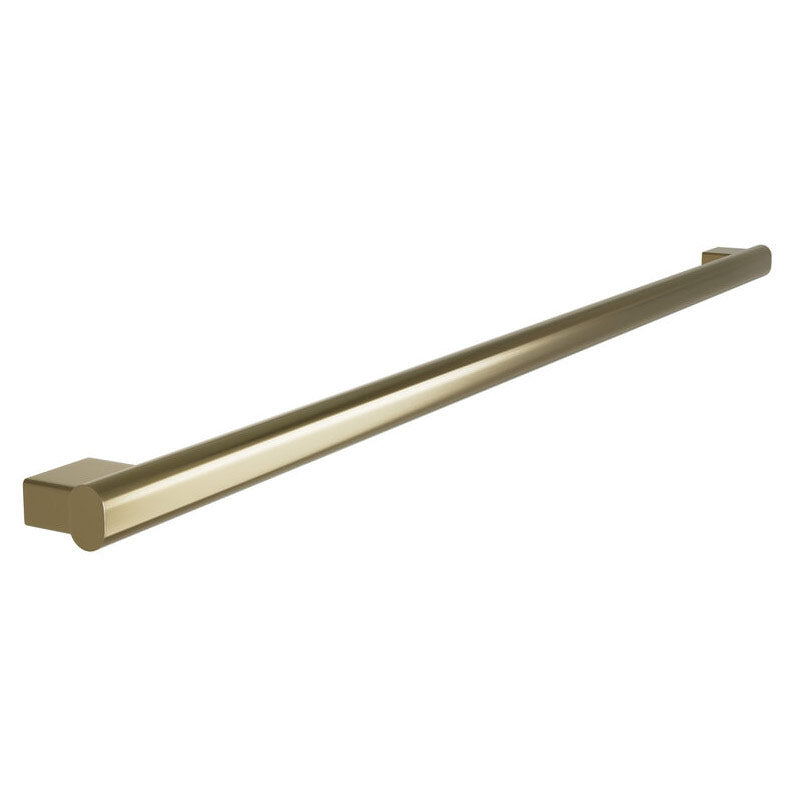Bradley 48" Elvari Grab Bar, Oval, Smooth, Brushed Brass - 8B1-0014800-BR