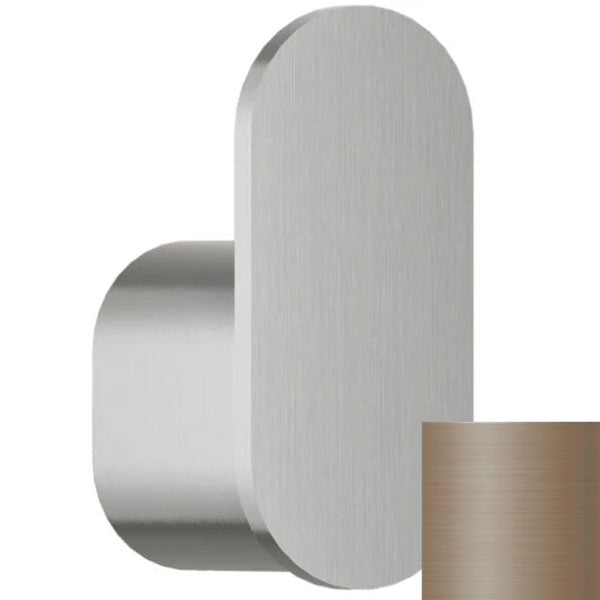 Bradley Elvari Series Robe Hook - Stainless-Surface Mounted, Single Hook - 9B1-110000-BZ, Brushed Bronze