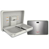 ASI 9022 Horizontal Baby Changing Station, Plastic/Stainless Steel Satin Finish, Surface Mounted