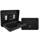 ASI 9026-41 Horizontal Baby Changing Station, Plastic/Stainless Steel Matte Black/Matte Black Finish, Surface Mounted