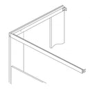 Bobrick DuraLine Phenolic Partitions Headrail 84" - 1082 Series - 1002385