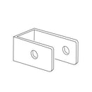 Bobrick DuraLine Phenolic Partitions U Brkt - Int Pnl/Stile 1/2" - 1000972