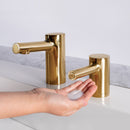 Bobrick B-990 Fino Top-Fill Liquid Soap Dispenser - Brushed Brass (Cylindrical Style)