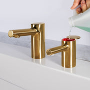 Bobrick B-900 Fino Top-Fill Foam Soap Dispenser - Brushed Brass (Cylindrical Style)