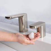 Bobrick B-965 Fino Top-Fill Foam Soap Dispenser - Brushed Nickel (Streamlined Style)