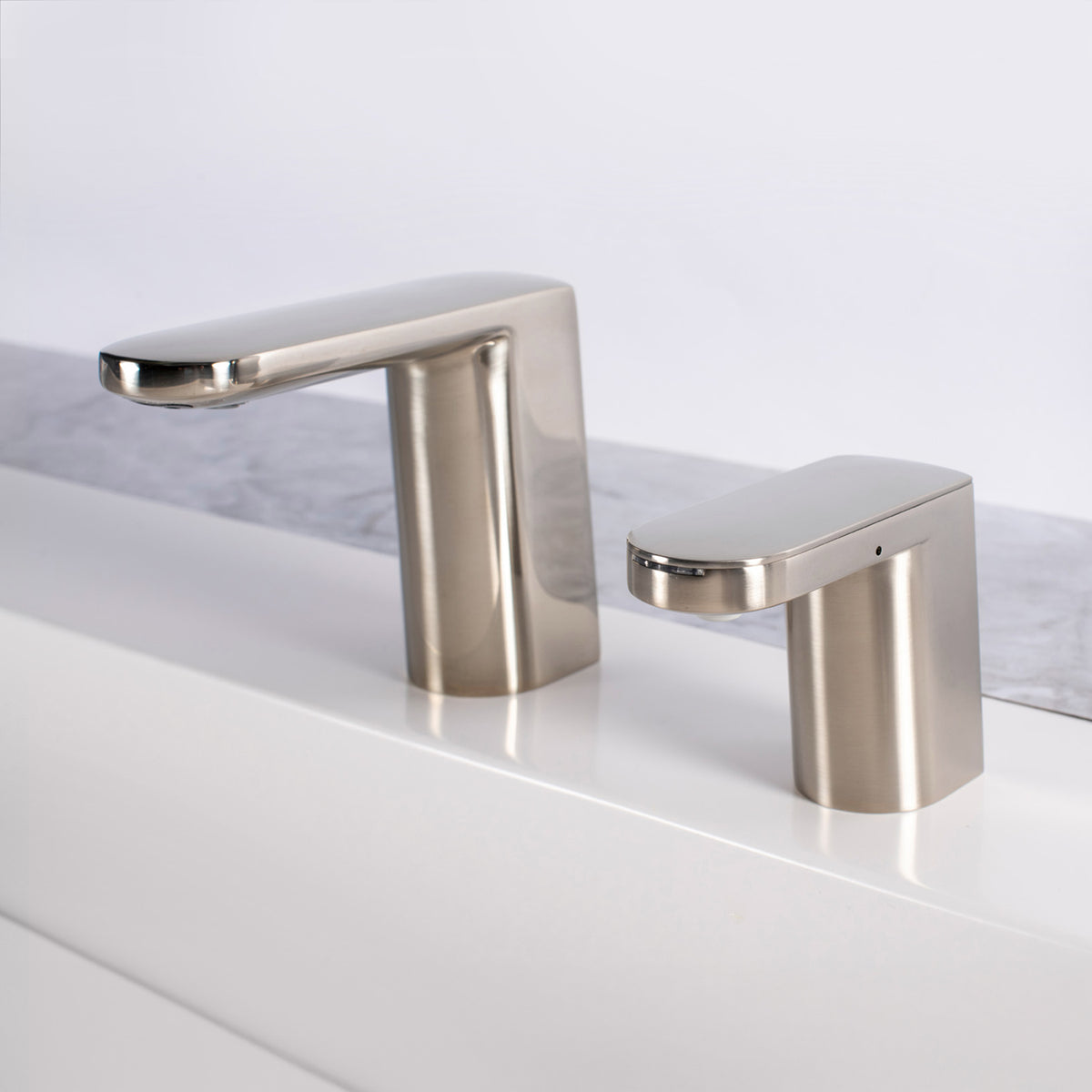 Bobrick B-965 Fino Top-Fill Foam Soap Dispenser - Brushed Nickel (Streamlined Style)