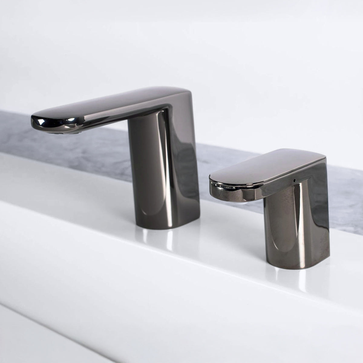 Bobrick B-9951 Fino Automatic Faucet - Polished Graphite (Streamlined Style)