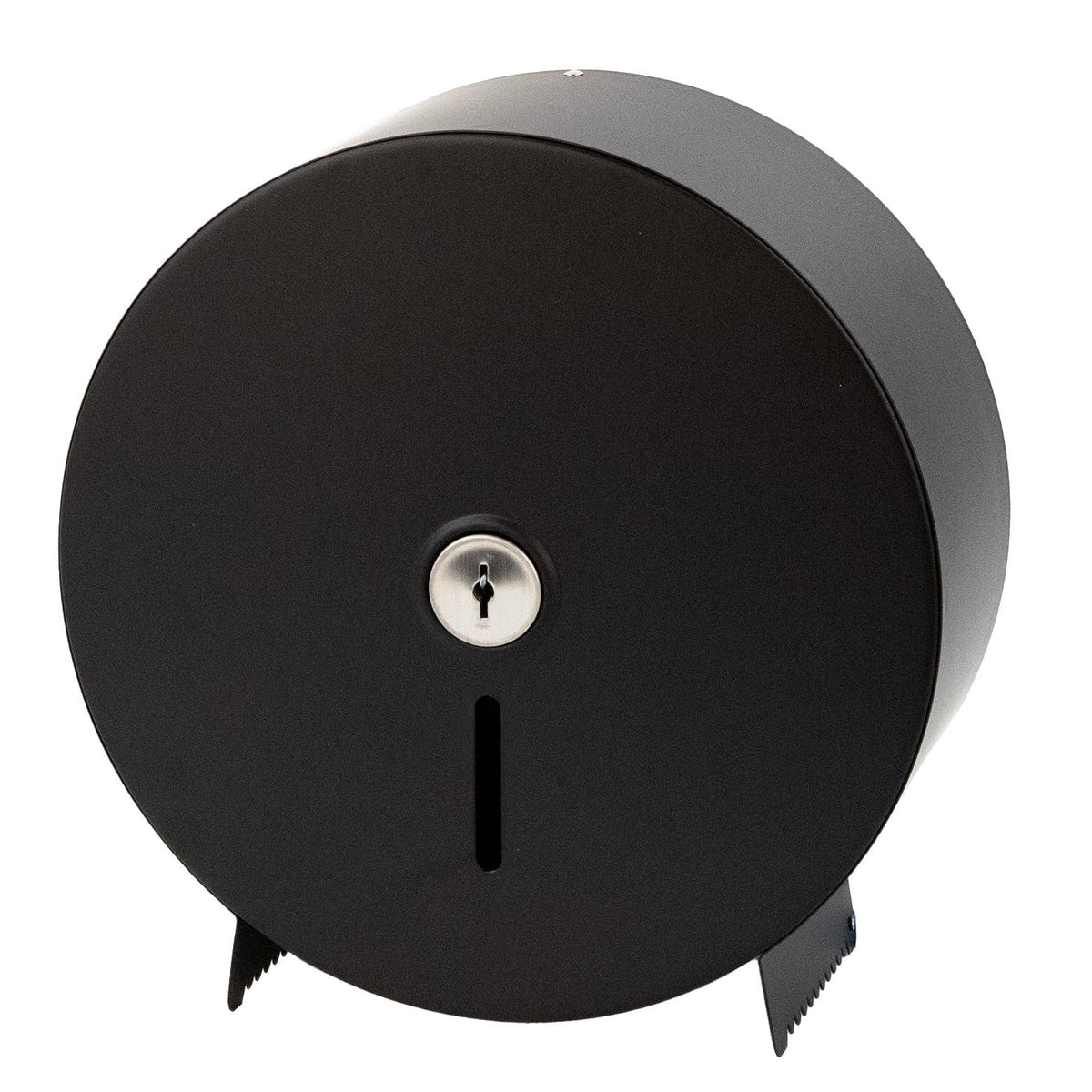 Palmer Fixture RD0346-16 Single 10" Jumbo Toilet Paper Dispenser - Matte Black (Durable Plastic Construction)