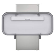 Bradley 9989-000000 Universal Changing Table – Stainless Steel, Surface/Floor Mounted, Auto-Retracting Safety Feature