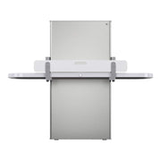 Bradley 9989-000000 Universal Changing Table – Stainless Steel, Surface/Floor Mounted, Auto-Retracting Safety Feature
