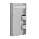 Bradley 5922-110000 Combi Seat Cover / Toilet Tissue Dispenser Surface-Mounted