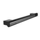 Bradley 8B1-2011800-BB Grab Bar Oval Peened Grip 18". Brushed Black Electrocoat