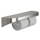 Bradley 5B2-110089-BS Toilet Tissue Dispenser- With Shelf. Brushed Stainless Electrocoat