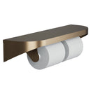 Bradley 5B2-110089-BZ Toilet Tissue Dispenser- With Shelf. Brushed Bronze Electrocoat