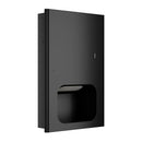 Bradley Elvari Recessed Medium Paper Towel Dispenser-Brushed Black - 2B1-000000-BB