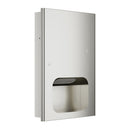 Bradley Elvari Recessed Medium Paper Towel Dispenser-Brushed Stainless Steel - 2B1-000000-BS