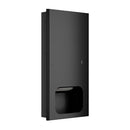 Bradley Elvari Recessed Large Paper Towel Dispenser-Brushed Black - 2B1-003600-BB