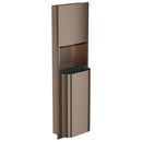 Bradley Elvari Recessed Paper Towel & Waste Receptacle, Small Capacity, Brushed Bronze - 2B5-003400-BZ