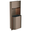 Bradley Elvari Recessed Paper Towel & Waste Receptacle, Large Capacity, Brushed Bronze - 2B5-003600-BZ