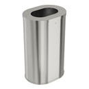 Bradley Elvari Covered Freestanding Waste Receptacle, 21 Gallon-Brushed Stainless Steel - 3B1-113800-BS
