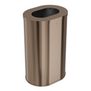 Bradley Elvari Covered Freestanding Waste Receptacle, 21 Gallon, Brushed Bronze - 3B1-113800-BZ