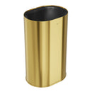 Bradley Elvari Freestanding Waste Receptacle, 21 Gallon, Brushed Brass - 3B1-113837-BR
