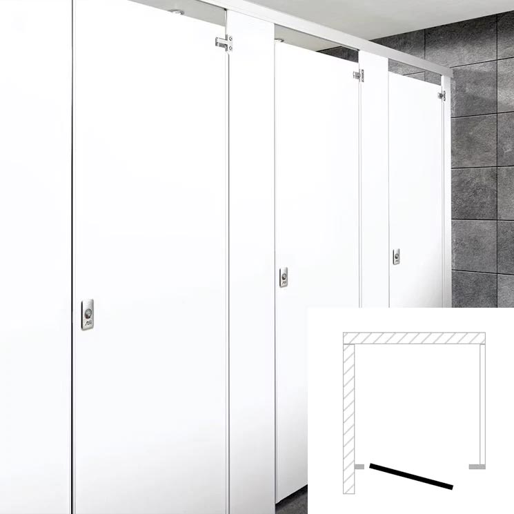 ASI Global Toilet Partitions (Metal) 1 ADA In Corner (60"W x 62"D) Fast Ship - ICADA-G