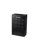 Alpine ALP438-13-BLK 13 Gallon Square Perforated Trash Can, Black