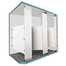Inpro Floor to Ceiling Mounted Toilet Partitions