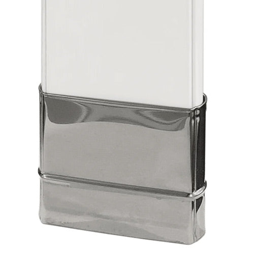 Hadrian 550005-900 Pilaster Shoe 5" Stainless Steel Bathroom Stall Hardware - Pilaster Shoes