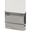 Hadrian 550008-900 Pilaster Shoe 8" Stainless Steel Bathroom Stall Hardware - Pilaster Shoes
