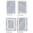 Bobrick B-167 2448 (24 x 48) LED Backlit Mirror - EdgeLit, 24"W x 48”H