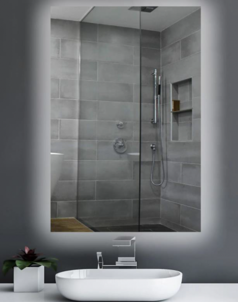 Meek Mirrors (24 x 36) Sidelit Halo LED Mirror 24" X 36" - ML5100W 2436